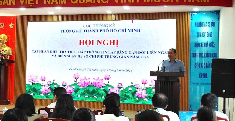 Thành phố Hồ Chí Minh tập huấn Điều tra thu thập thông tin lập Bảng cân đối liên ngành và biên soạn hệ số chi phí trung gian năm 2026